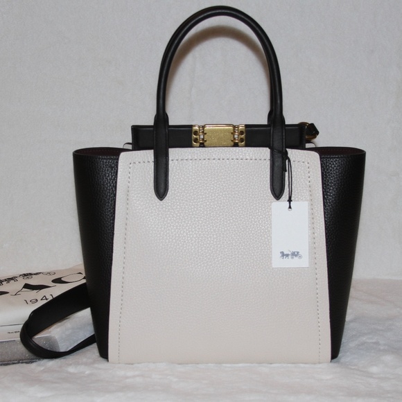 NWT COACH 1941 Troupe Tote Leather Purse Handbag - Picture 2 of 7